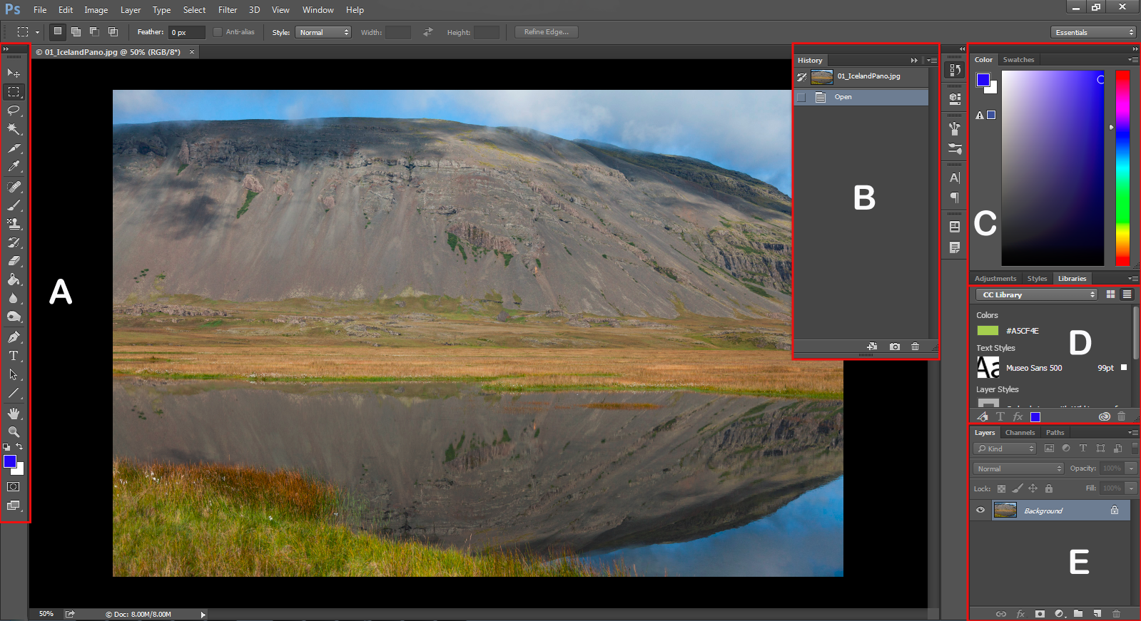 how do you group layers for photoshop cc for mac